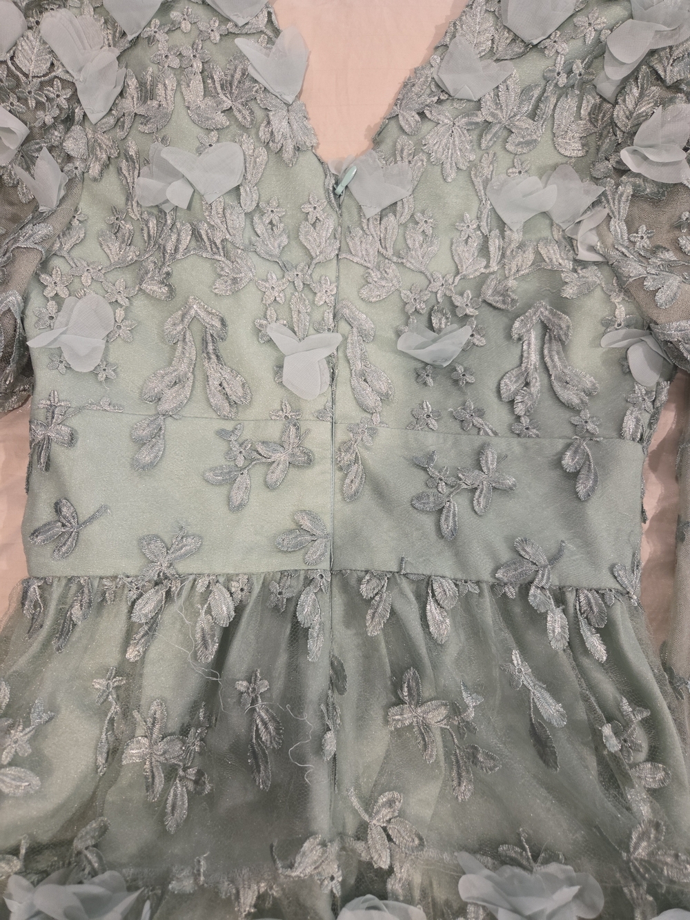Dress The Population Floral Lace Dress, Size M - Picture 4 of 7